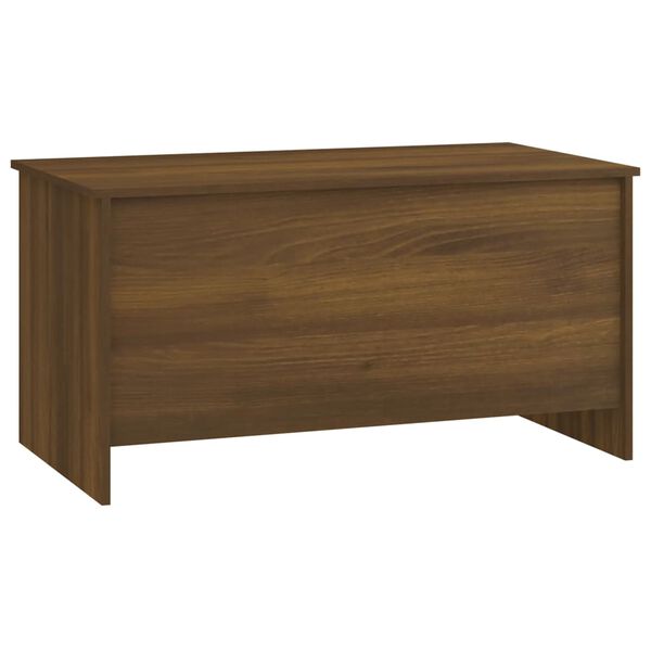 vidaXL Coffee Table Brown Oak 102x55.5x52.5 cm Engineered Wood