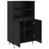 vidaXL Highboard Black 60 x 36 x 110 cm Engineered wood