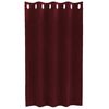 vidaXL Curtains with Curtains 2 pcs Wine red 140 x 140 cm Velvet
