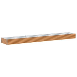vidaXL Garden Raised Bed Light Brown 582 x 100 x 36 cm