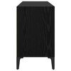vidaXL TV Cabinet Set Black 69.5 x 30 x 50 cm Engineered Wood