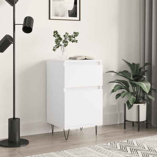 vidaXL Sideboard White 40x35x70 cm Engineered Wood