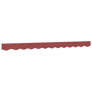 vidaXL Awning Valance Replacement Burgundy Stripe 300 cm