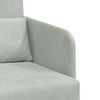 vidaXL Sofa Bed Light Grey 65 x 80 x 83 cm Velvet