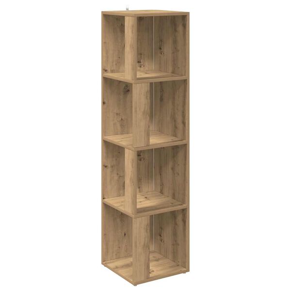 vidaXL Corner Cabinet Artisan Oak 33x33x132 cm Engineered Wood