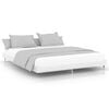 vidaXL Bed Frame without Mattress High Gloss White 160x200 cm