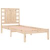 vidaXL Bed Frame without Mattress 90x190 cm Single Solid Wood