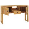 vidaXL Console Table 120x32x75 cm Solid Teak Wood