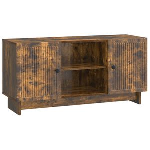vidaXL TV Cabinet 102 x 34.5 x 50 cm Smoked Oak Engineered Wood