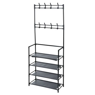 Storage Solutions Clothing Rack with 4 Shelves 60x26x155 cm