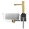 SCH&Uuml;TTE Basin Mixer NEW YORK Matte Gold