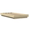 vidaXL Bed Frame without Mattress Sonoma Oak 90x190 cm Single