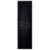 vidaXL Kitchen Rug Cuttlery Black 150 x 45 cm Velvet