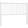 vidaXL Metal Replace Headboard White 107 cm