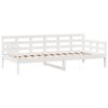 vidaXL Daybed with Drawers without Mattress White 90x190 cm Single Solid Wood