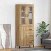 vidaXL Highboard Artisan Oak 69.5 x 34 x 180 cm Engineered Wood