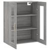vidaXL Wall Mounted Cabinet Grey Sonoma 69.5x34x90 cm