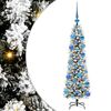vidaXL Artificial Christmas Tree with 150 LEDs with Stand White 120 cm