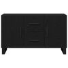 vidaXL Sideboard Black oak 100 x 36 x 60 cm Engineered wood