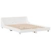 vidaXL Bed Frame without Mattress White 140x190 cm Solid Wood Pine