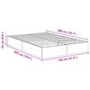 vidaXL Ottoman Bed Frame Concrete Grey 120 x 200 cm Engineered Wood
