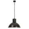 vidaXL Hanging Lamp 25 W Black Round 48 cm E27