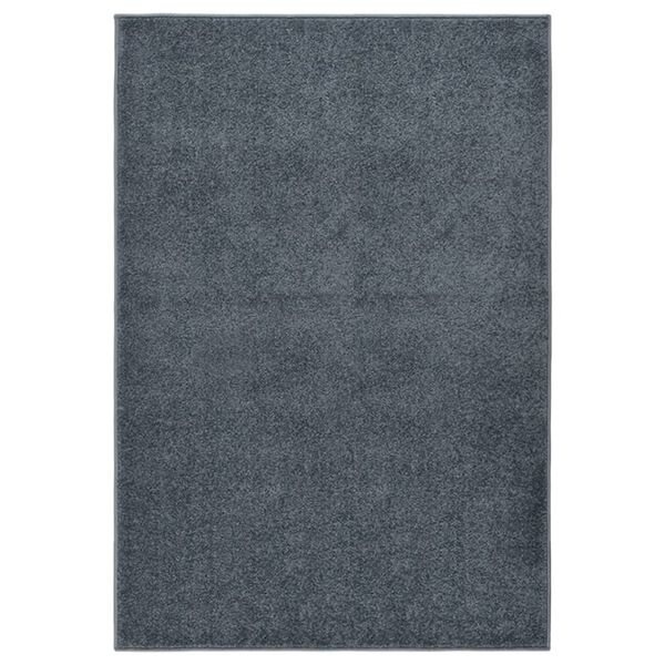 vidaXL Rug Short Pile 160x230 cm Anthracite