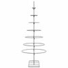 vidaXL Metal Christmas Tree for Decoration Black 180 cm