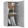 vidaXL Wall TV Cabinet 2 pcs Concrete Grey 31 x 30 x 60 cm