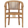 vidaXL Garden Chairs 2 pcs Solid Teak Wood
