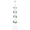 vidaXL Christmas Candle Bridge White 39.5 x 5 x 29 cm Solid Pine Wood