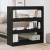 vidaXL Book Cabinet Black Oak 100 x 30 x 103 cm Engineered Wood