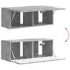 vidaXL TV Cabinet Set 4 pcs Concrete Grey Engineered Wood