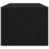 vidaXL TV Cabinets 2 pcs Black Oak 80x31x25.5 cm Engineered Wood