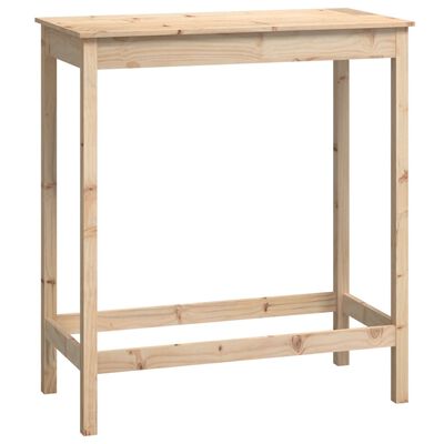 vidaXL Bar Table 100x50x110 cm Solid Wood Pine
