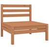 vidaXL 14 Piece Garden Lounge Set Solid Wood Pine Honey Brown