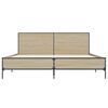 vidaXL Bed Frame without Mattress Sonoma Oak 120x200 cm