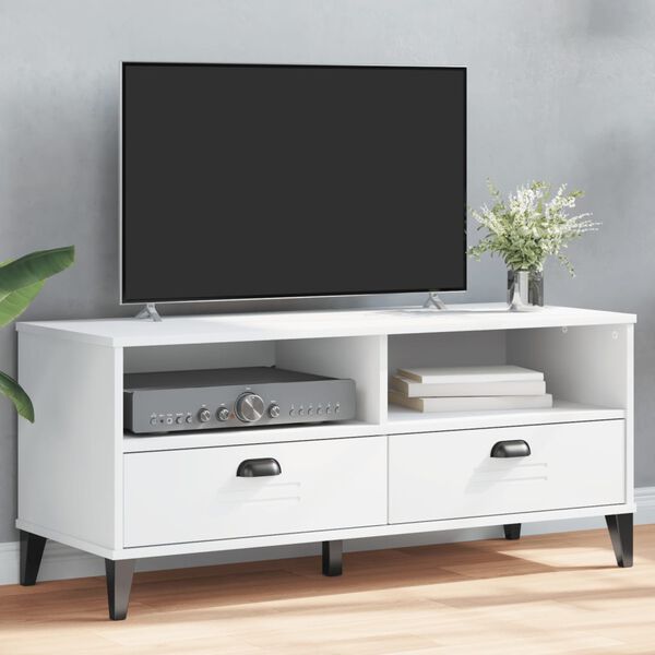 vidaXL TV Cabinet VIKEN White Engineered Wood