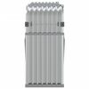 vidaXL Log Holder Silver 180x45x100 cm Galvanised Steel