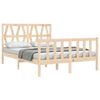 vidaXL Bed Frame without Mattress 140x200 cm Solid Wood Pine