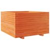 vidaXL Garden Planter Wax Brown 70x70x49.5 cm Solid Wood Pine