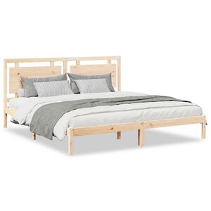 vidaXL Extra Long Bed Frame without Mattress&nbsp;200x220 cm Solid Wood