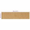 vidaXL Area Rugs Rectangular Brown 80 x 400 cm Jute