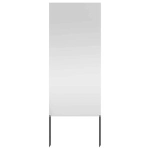 vidaXL Garden Privacy Screen Silver 50 x 140 cm Galvanised steel