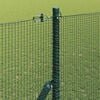 vidaXL Fence Post Green 25 x 1.6 m (12 x 12 mm mesh) Steel and PVC