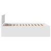 vidaXL Bed Frame with Headboard White 160 x 200 cm Engineered Wood