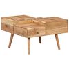 vidaXL Coffee Table 70x60x42 cm Solid Acacia Wood