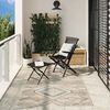 vidaXL Rug ARBIZU Indoor and Outdoor Vintage Design 140x200 cm
