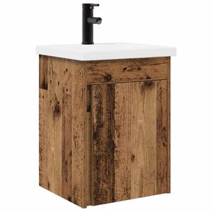 vidaXL Bathroom Vanity Unit with Tap Old Wood 42 x 40 x 74.5 cm