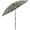 vidaXL Fishing Umbrella Camouflage 300 x 240 cm Oxford Polyester